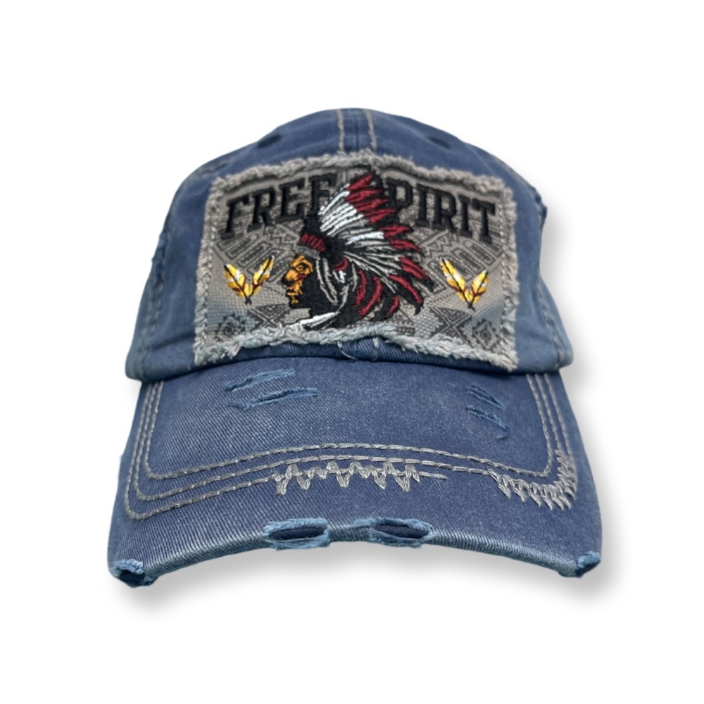 “Free Spirit” Distressed Hat OSFA